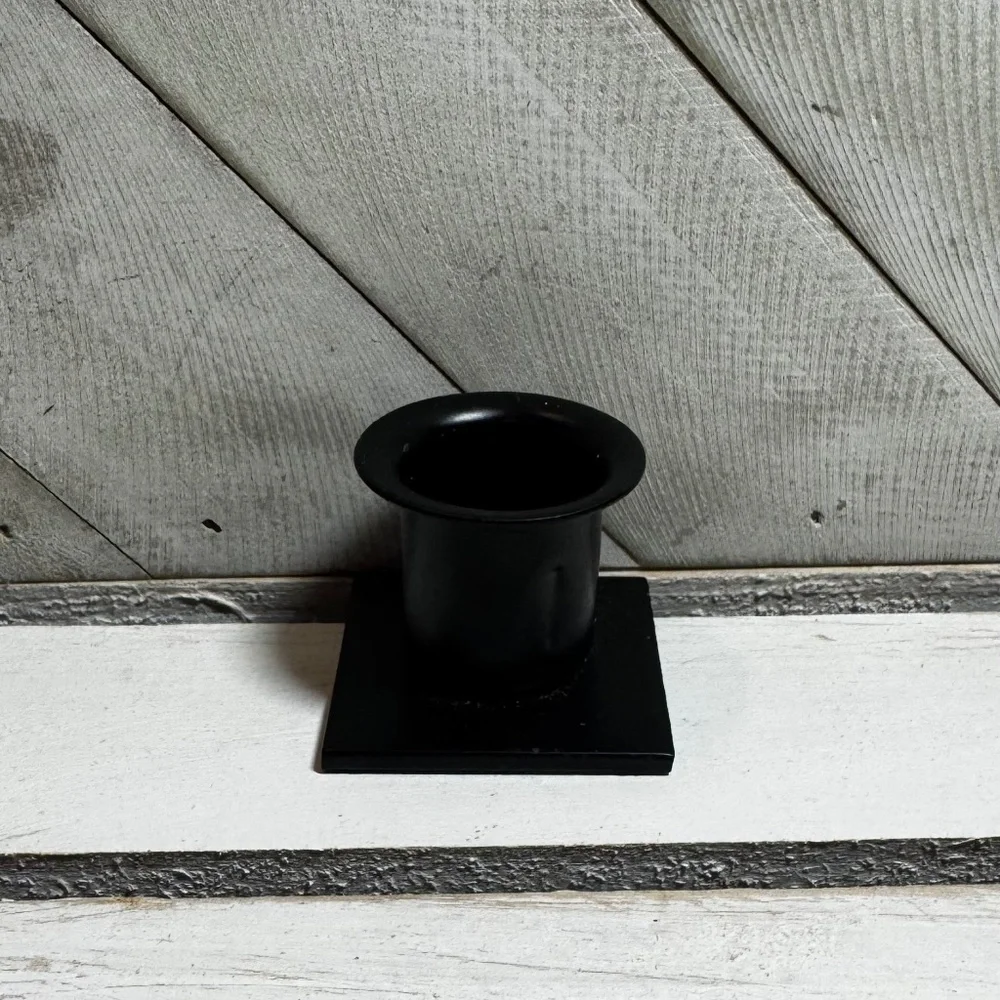 Metal Candle Holder Holds Taper Candles Battery/ Other